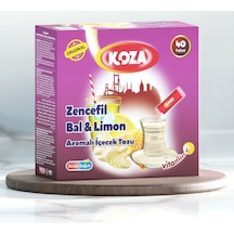 Koza Tek İçimlik Zencefil Bal Limon Aromalı Toz İçecek 40'lı 1 KG