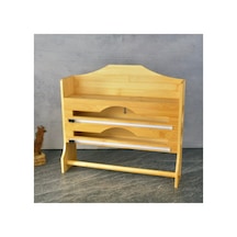 Bambu İkili Rulo Folyoluk - Kahverengi - 40x27 Cm
