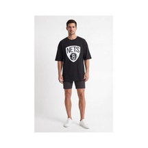 Blow Up Nets Siyah T-shirt Oversize 142174 SİYAH