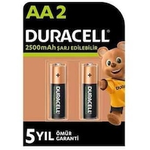 Duracell 2500mah Aa Ni-mh Şarjlı Kalem Pil 2li Blister