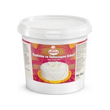 Ovalette Kaplama Ve Dekorasyon Şekeri Beyaz 5 Kg