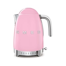 Smeg KLF04 1.7 LT Paslanmaz Çelik Su Isıtıcı Kettle Pembe