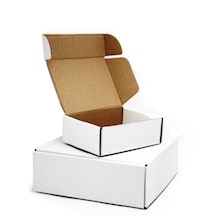 Beyaz, Kraft Renk E Ticaret Paketleme Kutusu 17X12,5X5,5 CM