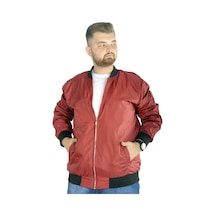 Mode Xl Erkek Kolej Mont Fermuarlı Jesica 22612 Bordo 001