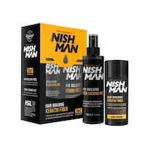 Seyrek Saç Kapatıcı Dolgunlaştırıcı Keratin Fiber Topik Ve Sabitleyici Sprey / Koyu Kahve Renk 20 Gr