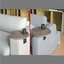 Yan Sehpa Ayarlanabilir Tepsi Dekoratif Modern Tepsi Gordion 6054
