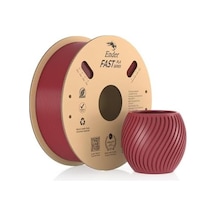 Creality Ender Fast Pla Filament 1,75 Mm, 3d Yazıcı Filament 300 Mm/sn&apos Ye Kadar Yüksek Hız, Geri Dönüştürülebilir Karton Makara, Çoğu Fdm 3d Yazıcıya Uygun - 1 Kg 2,2 Lb Kırmızı