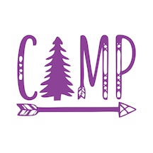 Camp Sticker 17x17 Cm Mor