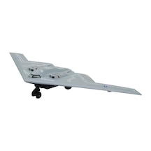 Hw777-20 - Çek Bırak Metal Uçak Sesli Işıklı - Gri Lisinya
