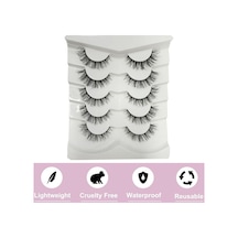 Cocosh She 5'li Doğal İpek Kirpik No:3d33