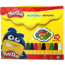 Pastel Boya- Play-doh Çantalı 18 Renk Çok Renkli