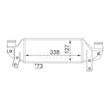 BEHR MAHLE CI202000S (8ML376746-621) Turbo Radyatoru Intercooler (Ford: Focus Connect 1.8Tdci 90Ps 98-) XS4Q9L440CA 8ML376746621 (WA643264)