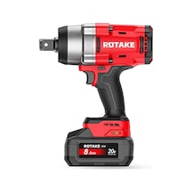 Rotake T6 1" Akülü Darbeli Somun Sıkma Ve Sökme Makinesi 20v 8.0ah 2500 Nm