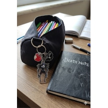Owl Bag Death Note - Ryuk Desenli Charmlı Acrylic Anahtarlık Çanta Süsü Mıx