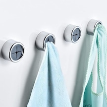 Lavderuar Pratik Tak-çıkar Havlu Askısı - Kendinden Yapışkanlı Delmesiz Montaj - Banyo Ve Mutfak İçin Krom Kapl Çok Renkli