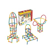 03462 Dede, Süper Bambu Çubuklar - 300 Parça / +3 Yaş Çok Renkli