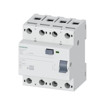 Siemens 5sv4345-0 - 125a 30ma Tip Ac 4p Kaçak Akım Koruma Rölesi