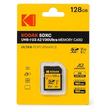 Kodak 128gb Sdxc Uhs-ı U3 A2 V30ultra Sd Kart