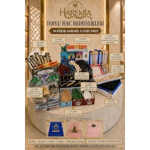 50 Kişilik Haremia Luxury Hac Hediyelik Paketi 520 Parça Premium Set .