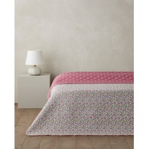 English Home Mira Blush Çift Kişilik Çok Amaçlı Örtü 200x220 Cm Fuşya Fuşya