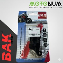 Bmw F 800 Gs Abs Arka Fren Balata-organik-bak- Yerli Üretim -bk0077