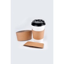 Kraft 25 Adet Bardak Tutacağı Sleeve Karton 12 Oz - 14 Oz - 16 Oz 12 X 6 X 19