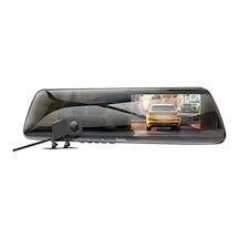 Hoco Dv4 Dvr Ön Ve Arka Sürüş Kaydedici 4,5 İnç Lcd Dikiz Aynası Araç Kamerası