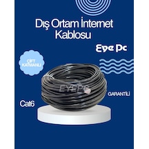 95 Metre Cat 6 Ethernet İnternet Kablosu Gigabit Destekli, Rj45 Uçlu, Ev Ve Ofis Ağı İçin 95m