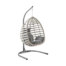 Gümbet Tekli Rattan Bahçe Balkon Salıncağı Cappuccino Diğer