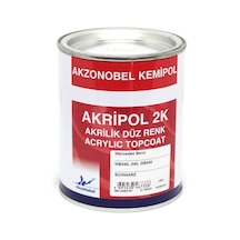 Akzonobel Akripol 2k Düz Renk-schwarz-mb040. 040. Db040- 1 Lt.