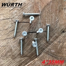 Würth Çinko Çelik Sunta Vidası 4X35 Çapı 4 MM Uzunluk 3.5 CM 500 Ad