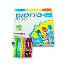 Giotto Olio Yağlı Pastel Boya Silindir 24 Renk Karton Kutu (2931