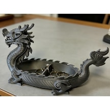 Ejderha Figürlü Organizer Feng Shui Şans Getiren Tepsi