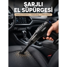 Şarjlı Araç İçi El Süpürgesi Ve Hava Pompası - Lisinya St