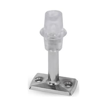 Kazien Metal Gövde Slikon Başlı Kapı Kolu Stoperi, Kapı Kolu Tamponu, Darbe Emici Özelliğ İle Ultra Koruma, Kapıya Yada Duvara Montaj Yapılabilir, Renk Seçimine Göre Siyah Yada Nikel Vida Dahildir.