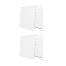 24w 30x30 Backlight Led Panel Armatür 3200k Sarı Işık 2 Adet