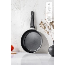 Emsan Diamente Tava 24 Cm Siyah