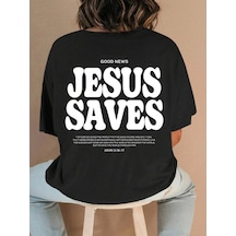 Suma Siyah Baskılı T-shirt - S Beden