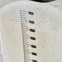 Hava Geçirmez Vakumlu Deterjan Saklama Kabı - Kendinden Ölçekli Vakum Kapaklı Deterjanlık 2100 Ml