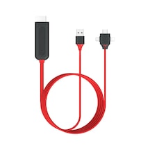 3in1 Görüntü Aktarıcı Kablo Lightning Type-c Micro Usb Fc450
