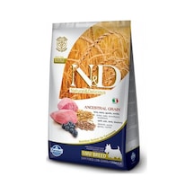 N&D Adult Kuzu Etli ve Yaban Mersinli Düşük Tahıllı Küçük Irk Yetişkin Köpek Maması 2.5 KG