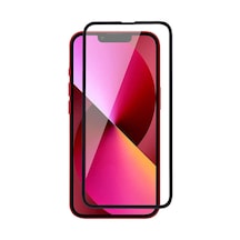 Forzacase Apple  Uyumlu iPhone 13 İle Çerçeveli Tam Kaplayan Temperli Ekran Koruyucu - Fc003
