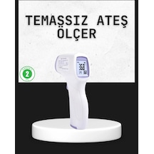 Temassız Termometre Hızlı Ölçüm Güvenli Dijital Ateş Ölçer