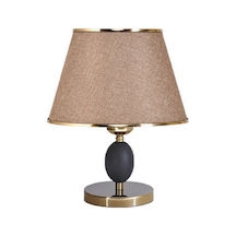 Yumurta Gövde Masa Lambası Gece Lambası Dekoratif Abajur Kahverengi