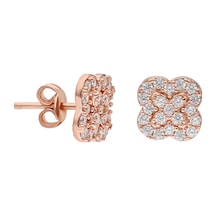 Glorria Gümüş Yonca Küpe N11.31283