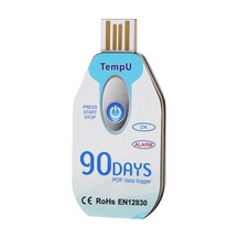 Soğuk Zincir İzleme İçin Usb Bağlantılı Taşınabilir Sıcaklık Kaydedici - Pdf Raporlu, -20 60 , 90 Gün Kayıt