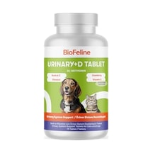Urinary+d Tablet Kedi Ve Köpekler İçin İdrar Yolu Düzenleyen Bağışıklık Sistemi Güçlendirici Tablet