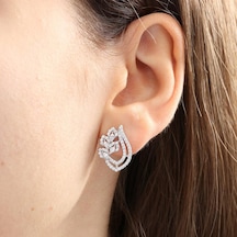 Effective Diamond Işıltı Nişanı Gümüş Küpe