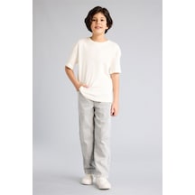 Defacto Regular Fıt Düz Paça Jean Pantolon Erkek Çocuk G7594a826spnm55 Gri-nm55