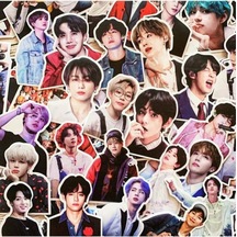 Bts Baskılı 100'lü Sticker Seti